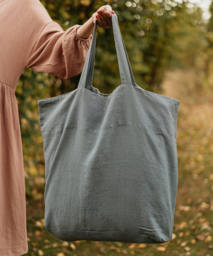 OMOM Stor Tygkasse | Tote bag i linne