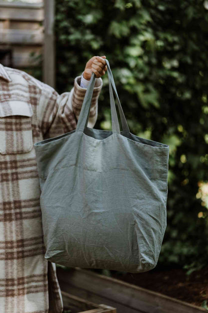 OMOM Stor Tygkasse | Tote bag i linne